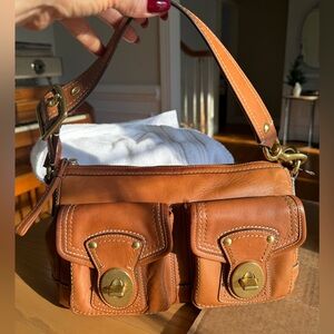 Early 2000s COACH LEGACY 65th Anniversary Turn Lock Brown Leather F12868